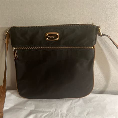 michael kors kempton large black|michael michael kors kempton large nylon crossbody .